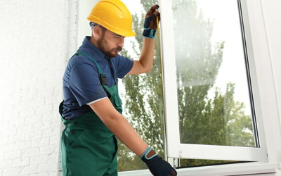 Replacement window installed in summer
